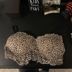 Candies cheetah print bra 36C